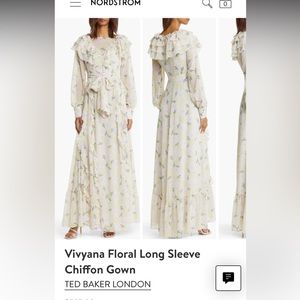 Ted Baker Floral Gown